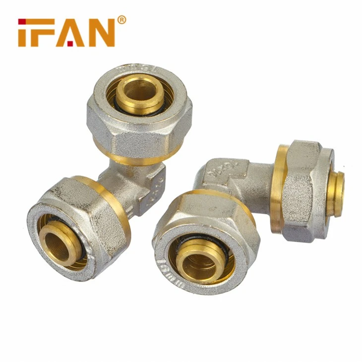 Conexões de compressão de latão de 15 mm