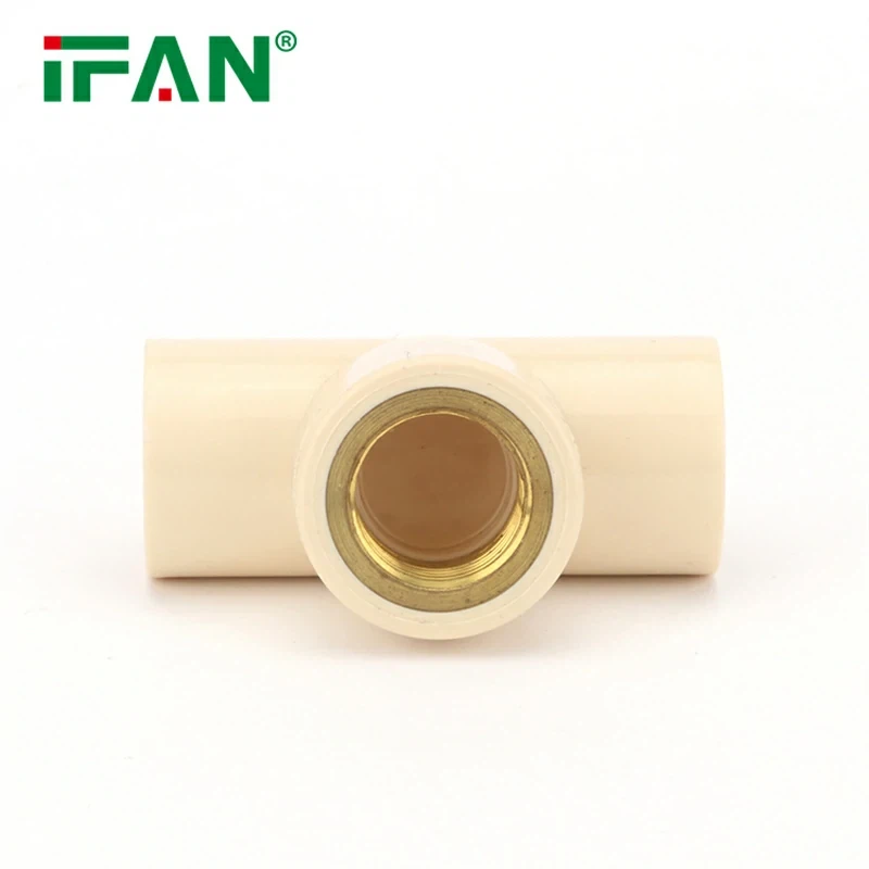 T de encaixe em PVC DIN 8079